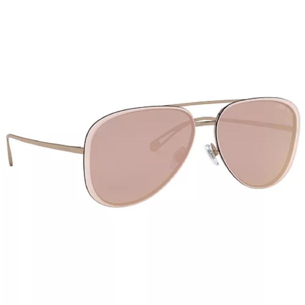 Giorgio Armani Pilot Sunglasses AR6084 Rose Gold Aviator - Picture 3 of 12